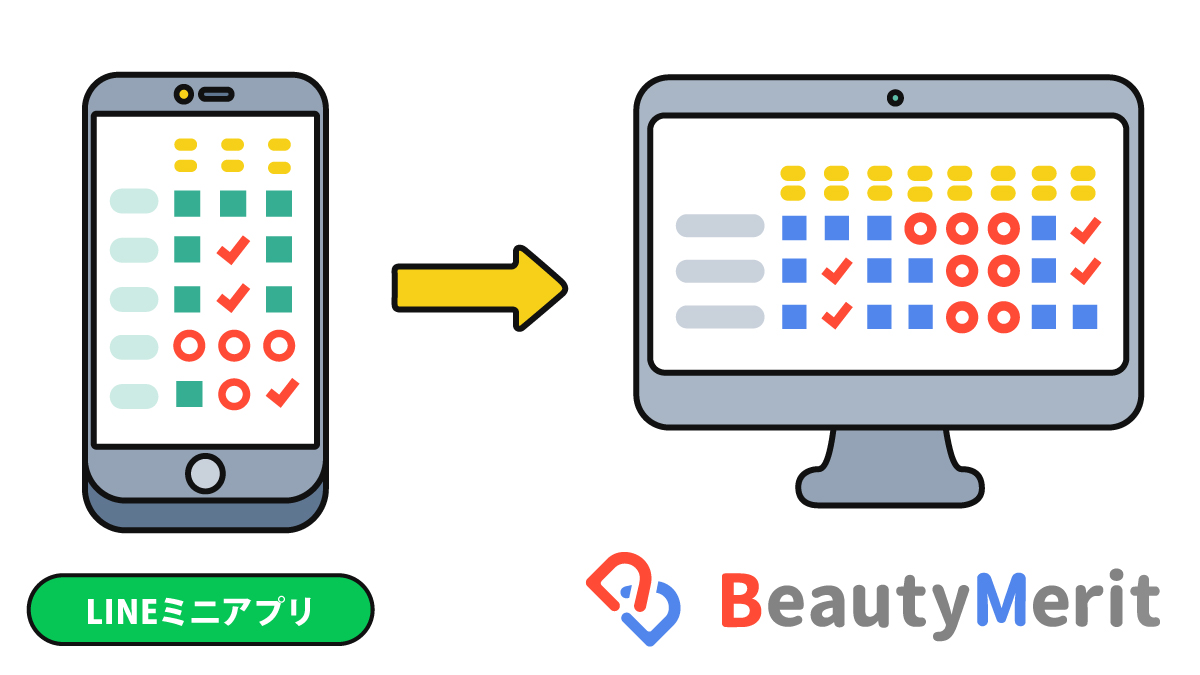 LINE公式アカウント予約イメージ