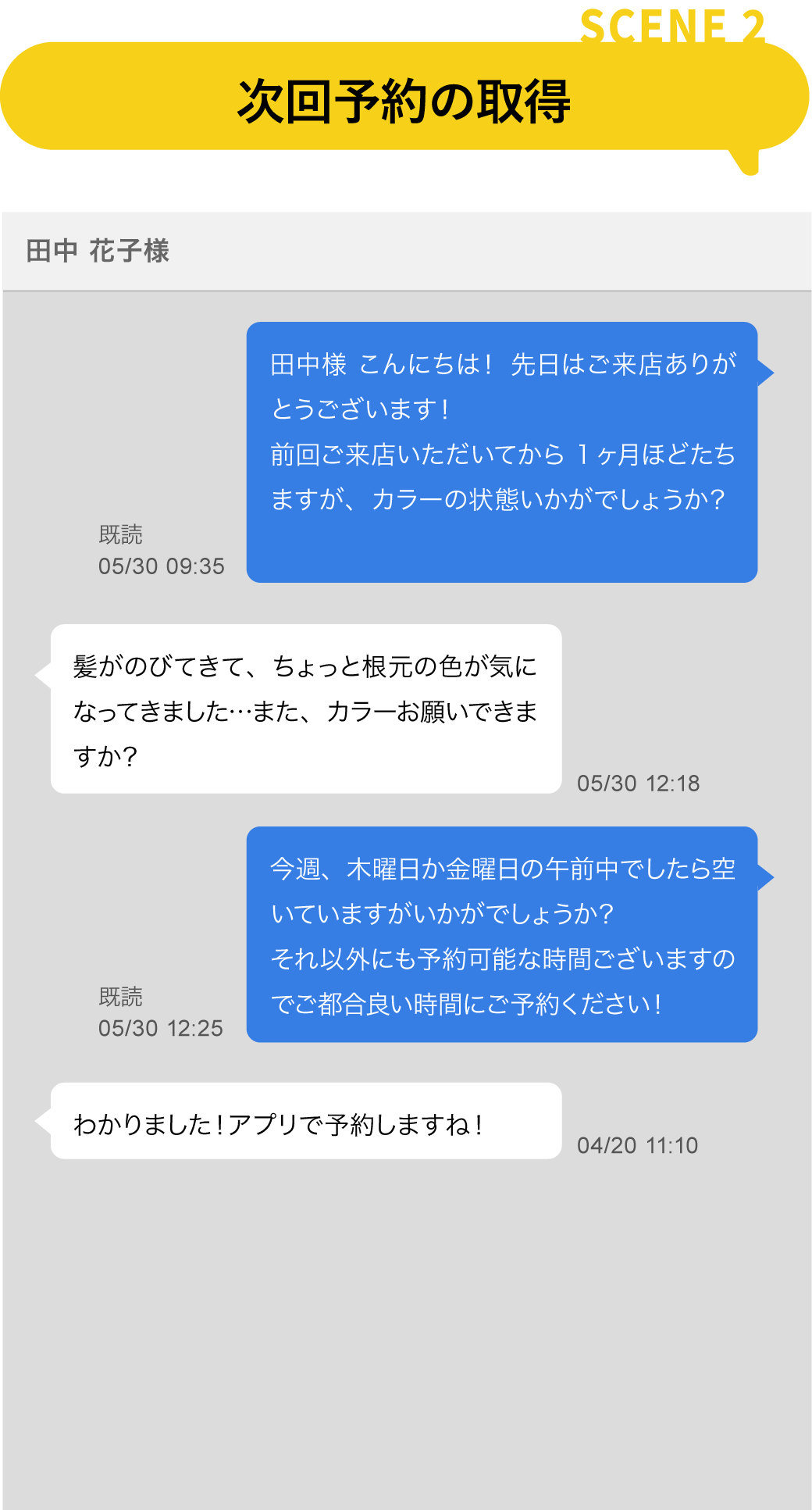 次回予約の取得