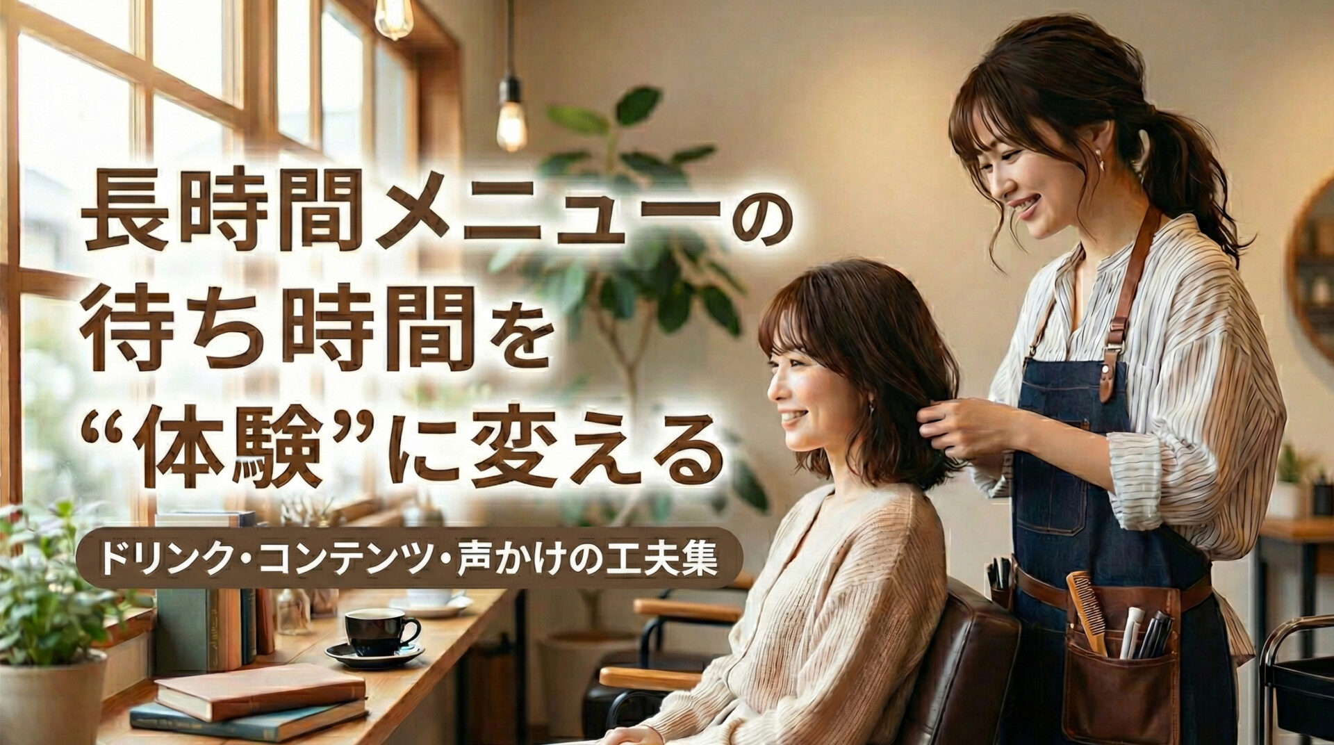 長時間メニューの待ち時間を"体験"に変える：ドリンク・コンテンツ・声かけの工夫集